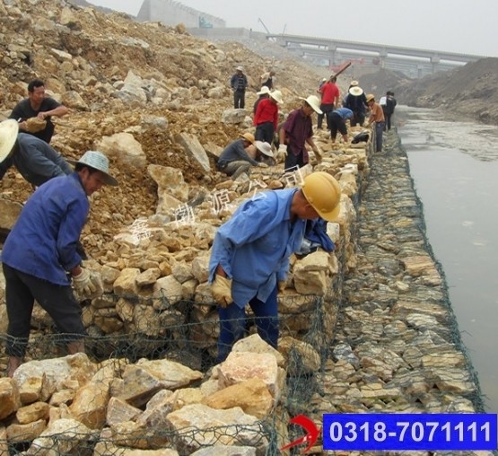 堤坡防护石笼网